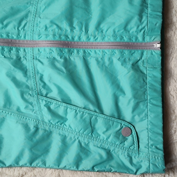 The North Face Mint Green And Gray Light Jacket Fleece Lined Girls Large 14/16 - Picture 2 of 14